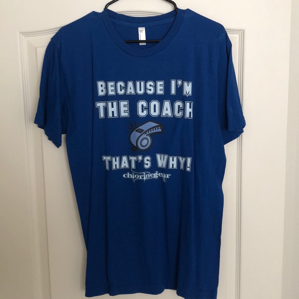 Men’s swim coach shirt